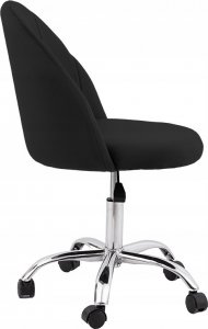 Krzesło biurowe Szchara KRZESŁO OBROTOWE BIUROWE FOTEL DO BIURKA WELUROWY 12