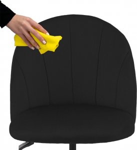 Krzesło biurowe Szchara KRZESŁO OBROTOWE BIUROWE FOTEL DO BIURKA WELUROWY 7