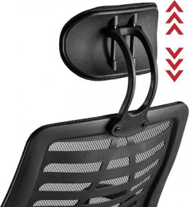 Krzesło biurowe Szchara FOTEL BIUROWY KRZESŁO BIUROWE OBROTOWE DO BIURKA MIKROSIATKA wygodne 13