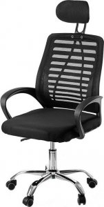 Krzesło biurowe Szchara FOTEL BIUROWY KRZESŁO BIUROWE OBROTOWE DO BIURKA MIKROSIATKA wygodne 5