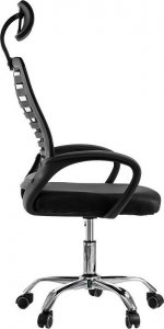 Krzesło biurowe Szchara FOTEL BIUROWY KRZESŁO BIUROWE OBROTOWE DO BIURKA MIKROSIATKA wygodne 6