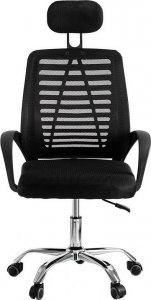 Krzesło biurowe Szchara FOTEL BIUROWY KRZESŁO BIUROWE OBROTOWE DO BIURKA MIKROSIATKA wygodne 9