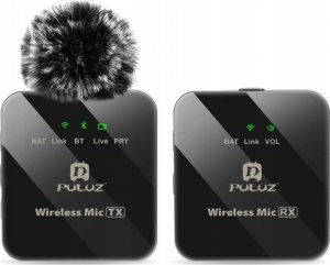 Mikrofon Puluz Mikrofon Bezprzewodowy Bluetooth 3,5mm Trs Trrs Do Telefonu Aparatu Kamery / Pu3153b 2