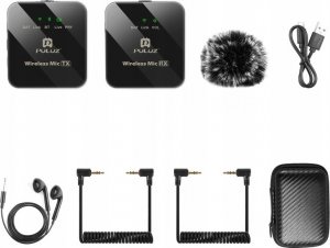 Mikrofon Puluz Mikrofon Bezprzewodowy Bluetooth 3,5mm Trs Trrs Do Telefonu Aparatu Kamery / Pu3153b 7