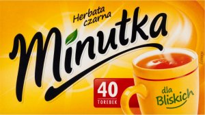 Mokate Minutka Herbata czarna 56 g (40 x 1,4 g) 1