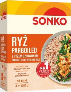 SONKO Sonko Ryż parboiled z ryżem czerowym 400 g 1