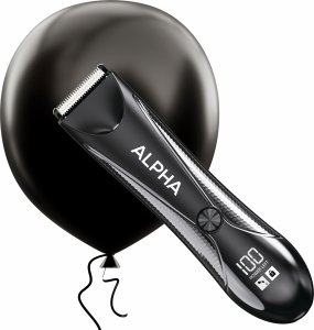 Trymer Alpha MASZYNKA DO STRZYŻENIA WŁOSÓW MIEJSC INTYMNYCH GOLARKA TRYMER ALPHA 4