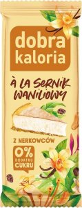 Dobra Kaloria Dobra Kaloria Baton z nerkowców sernik waniliowy 35 g 1