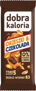 Dobra Kaloria Dobra Kaloria Baton orzeszki & czekolada 35 g 1