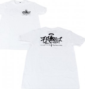PrzydaSie Koszulka Premium Napis 7Kape7 Nadruk T-Shirt Biała M 1
