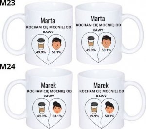 PrzydaSie Kubek Walentynkowy Prezent Dla Niej Dla Niego Walentynki Żony Męża 14