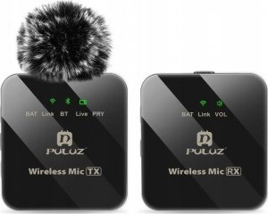 Mikrofon Puluz Mikrofon Bezprzewodowy Bluetooth 3,5mm TRS TRRS do Telefonu Aparatu Kamery / PU3153B 2