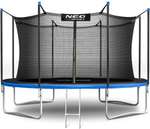 Trampolina ogrodowa Neo-Sport NS-13W241 z siatką wewnętrzną 13 FT 404 cm 4