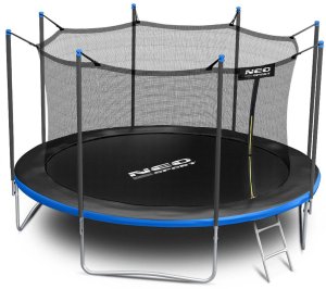 Trampolina ogrodowa Neo-Sport NS-13W241 z siatką wewnętrzną 13 FT 404 cm 5