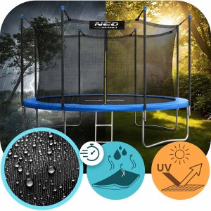 Trampolina ogrodowa Neo-Sport NS-13W241 z siatką wewnętrzną 13 FT 404 cm 10