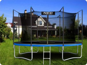 Trampolina ogrodowa Neo-Sport NS-13W241 z siatką wewnętrzną 13 FT 404 cm 5