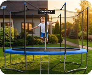 Trampolina ogrodowa NEO SPORT NS-14W241 z siatką wewnętrzną 14 FT 435 cm 11
