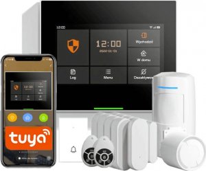 Spreest System alarmowy bezprzewodowy alarm 4G LTE GSM WiFi Tuya APLIKACJA SMART 1