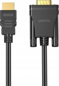 Kabel Unitek HDMI - D-Sub (VGA) 2m czarny (V1185A01) 3