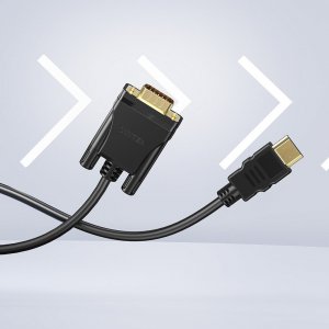 Kabel Unitek HDMI - D-Sub (VGA) 2m czarny (V1185A01) 4