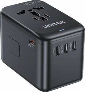 Unitek Ładowarka podróżna EU/US/UK/AUS PD 100 W 4