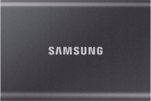 Dysk zewnętrzny HDD Samsung Išorinis kietasis diskas SSD|SAMSUNG|T7|1TB|USB 3.2|Rašymo greitis 1000 MBytes/sec|Skaitymo greitis 1050 MBytes/sec|MU-PC1T0T/WW 1
