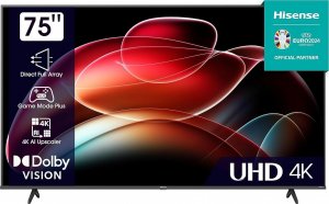 Telewizor Hisense Telewizor Hisense 75E6KT 75" DLED 4K UHD Dolby Vision Smart TV VIDAA DVB-T2 1