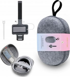 JYS Zestaw 3w1 Futerał Etui Walizka Na Gogle Okulary Vr Apple Vision Pro Pasek / Jys-app002 3