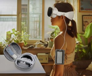 JYS Zestaw 3w1 Futerał Etui Walizka Na Gogle Okulary Vr Apple Vision Pro Pasek / Jys-app002 9