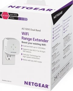 NETGEAR NETGEAR EX6110 Nadajnik i odbiornik sieci Biały 10, 100, 300 Mbit/s 8