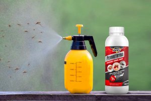 NO PEST Permetryna do Zwalczania Owadów 1L Oprysk Środek Preparat Płyn na Kleszcze Komary Muchy Osy Pluskwy Pająki i Inne Owady 6