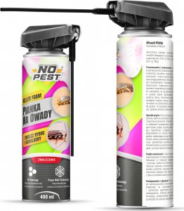 NO PEST Pianka na Owady Środek Spray Preparat na Rybiki Cukrowe Karaluchy Srebrzyki Prusaki i Inne Insekty 3