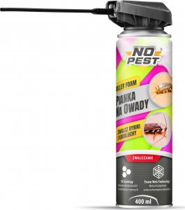 NO PEST Pianka na Owady Środek Spray Preparat na Rybiki Cukrowe Karaluchy Srebrzyki Prusaki i Inne Insekty 4