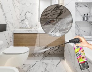 NO PEST Pianka na Owady Środek Spray Preparat na Rybiki Cukrowe Karaluchy Srebrzyki Prusaki i Inne Insekty 7