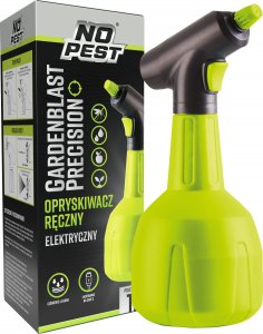 NO PEST Opryskiwacz Ręczny Elektryczny 1L Gardenblast Precision Automatyczny Spryskiwacz do Domu i Ogrodu 1