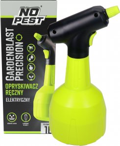 NO PEST Opryskiwacz Ręczny Elektryczny 1L Gardenblast Precision Automatyczny Spryskiwacz do Domu i Ogrodu 2