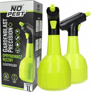 NO PEST Opryskiwacz Ręczny Elektryczny 1L Gardenblast Precision Automatyczny Spryskiwacz do Domu i Ogrodu 4