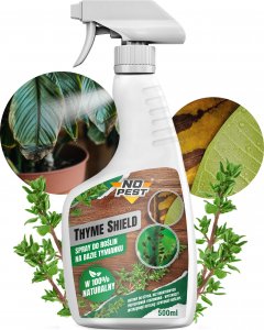 NO PEST Spray do Roślin na Bazie Tymianku 0,5L Środek Płyn Preparat na Mszyce Ćmę Bukszpanową i Choroby Roślin 1