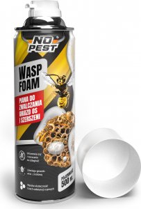 NO PEST Piana na Osy i Szerszenie 500ml Środek Aerozol Spray Preparat do Zwalczania Gniazd Os i Szerszeni Wasp Foam 3