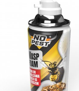 NO PEST Piana na Osy i Szerszenie 500ml Środek Aerozol Spray Preparat do Zwalczania Gniazd Os i Szerszeni Wasp Foam 7