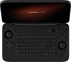 Konsola przenośna Ayaneo Ayaneo Flip KB Handheld Konsole – AMD Ryzen 7840U, 16 GB LPDDR5X, 512 GB SSD, Shadow Black 1