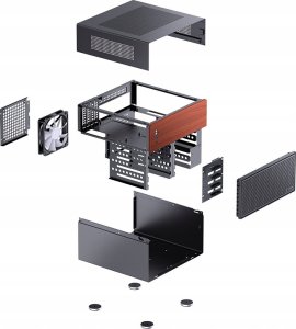 Obudowa Jonsbo N4 czarna 11