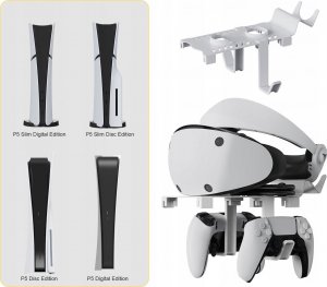 JYS Uchwyt Wieszak Haczyk Na Pady Gogle Do Sony Playstation 5 Ps5 / Ps5 Slim / Jys-p5171 7