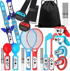 JYS Zestaw 15w1 Akcesoria Uchwyty Mocowania Sport Nintendo Switch / Switch Oled / Ns253 3