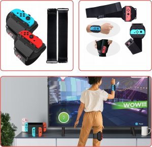 JYS Zestaw 15w1 Akcesoria Uchwyty Mocowania Sport Nintendo Switch / Switch Oled / Ns253 9