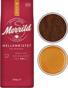 MERRILD Kawa mielona Merrild 103 Mellemristet 500g 1