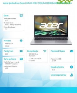 Laptop Acer Aspire 3 A315-59 i3-1215U / 8 GB / 512 GB (NX.K6SEX.00Z) 7