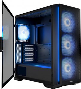 Obudowa Modecom Horizon Flow ARGB czarna (AT-HORIZON-MG-ARGB-10-000000-0002) 2