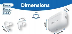 Słuchawki Viking bluetooth słuchawki z mikrofonem VPRORT, biały 5