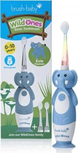 Szczoteczka Brush-baby WildOnes Elephant Niebieska 2